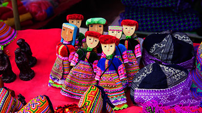 Preparation for a tour to Bac Ha Market in Sapa Vietnam