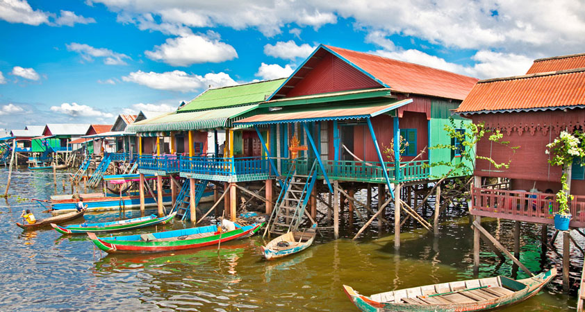 Chong Khneas floating village