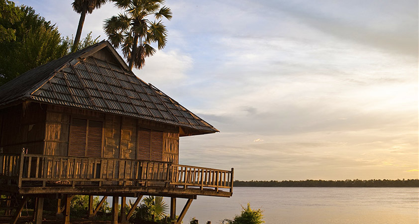 Kratie is a sleepy Mekong River town situated on the east bank of the mighty river