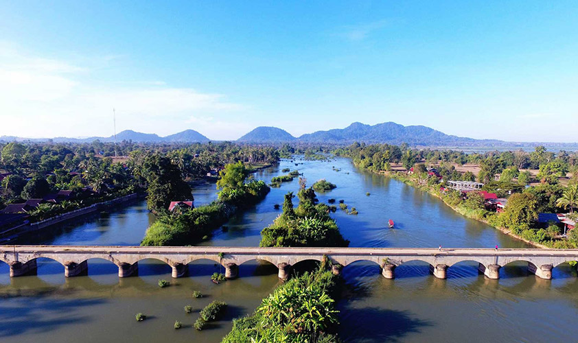 Si Phan Don, which translates to “four thousand islands”, is a group of islands in the Mekong river