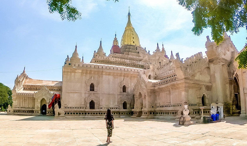 Ananda Temple - One of the Four Main Temples Remaining in Bagan