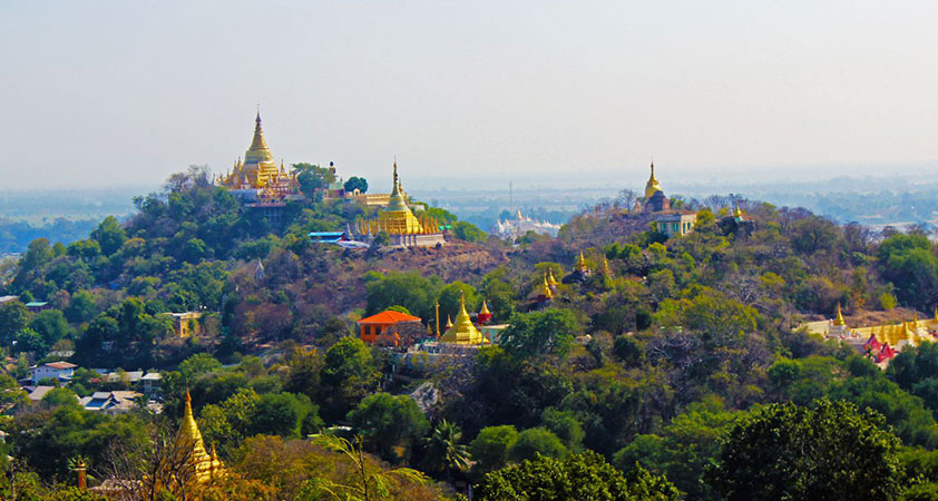 Sagaing Hills - A peaceful place for Buddhists