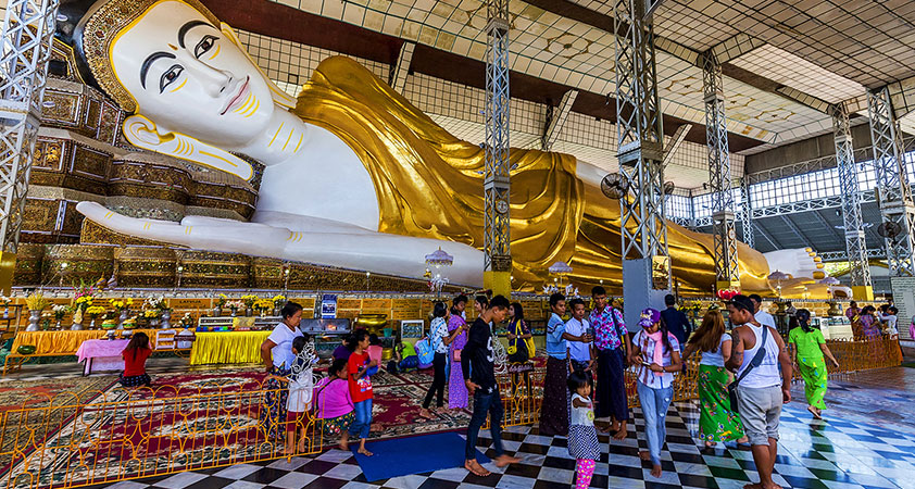 Shwethalyaung Buddha of Bago - Bago, Myanmar