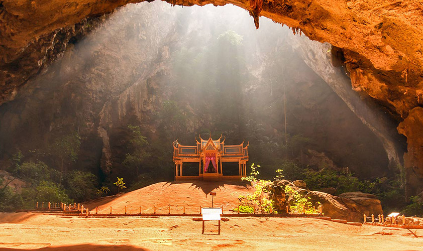 Phraya Nakhon cave is one of Thailand’s best known caves with the famous pavilion