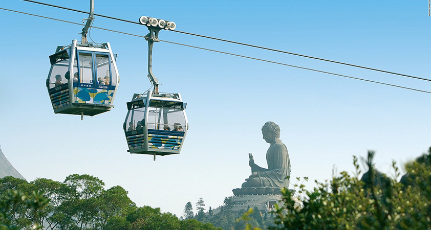 From these cars you can admire all view of Ba Na Hills Da Nang Vietnam