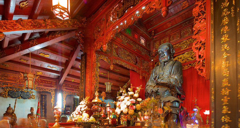Literally, the temple is dedicated to Saint Tran Vu​​​​​​​