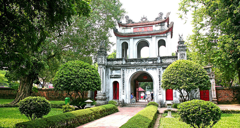 Temple of Literature is known as the first university in Vietnam
