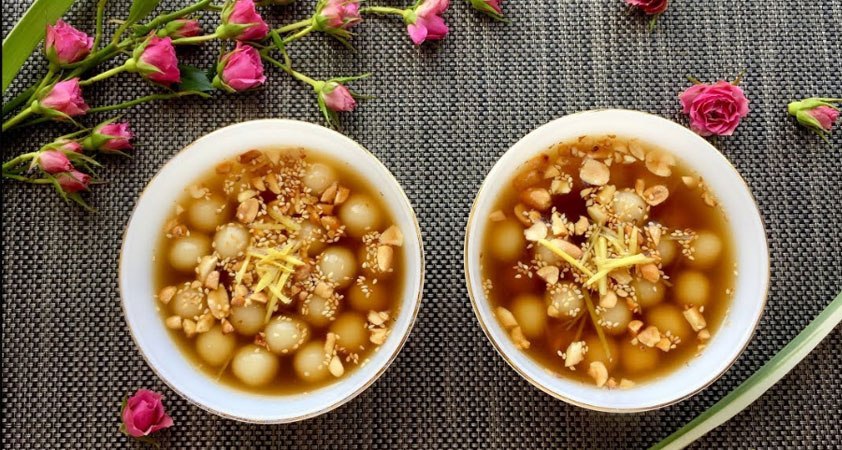 The stuffed sticky rice balls will certainly catch your eyes immediately