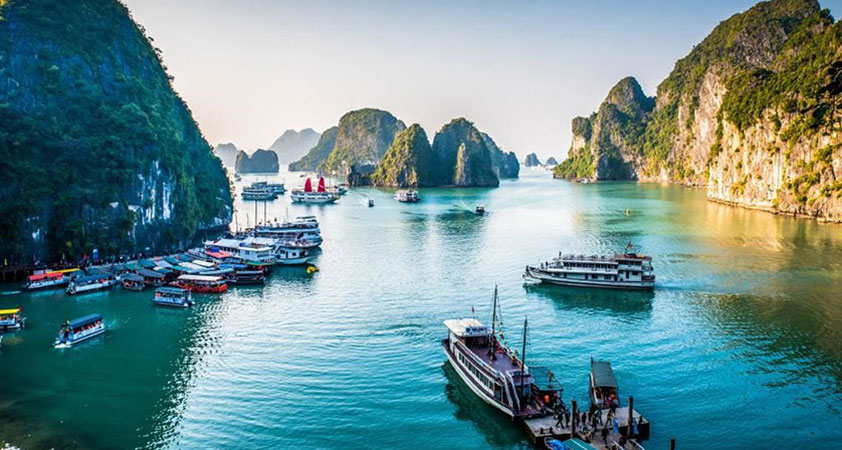 Halong Bay Quang Ninh is a must-see destinatio upon arrival in Vietnam