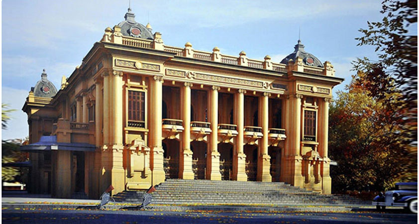 Hanoi Opera House is the most beautiful one in Southeast Asia