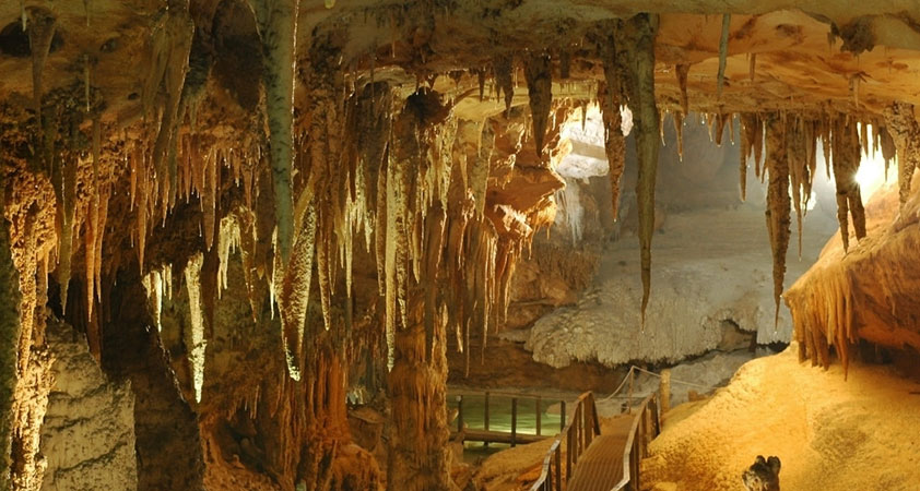 The cave is also the home of hundred kinds of bats 