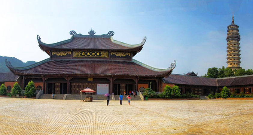 Bai Dinh Pagoda Vietnam is the biggest pagoda in Indochina