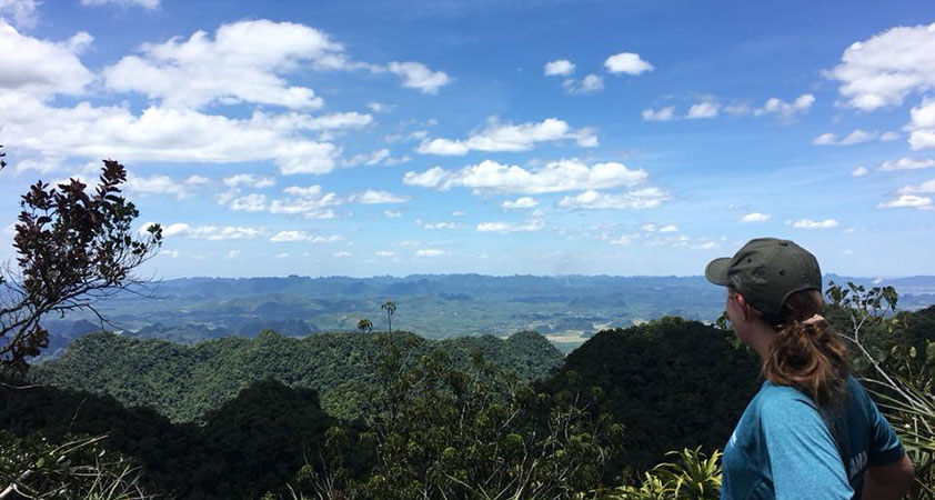 Enjoy the moment of standing on the peak