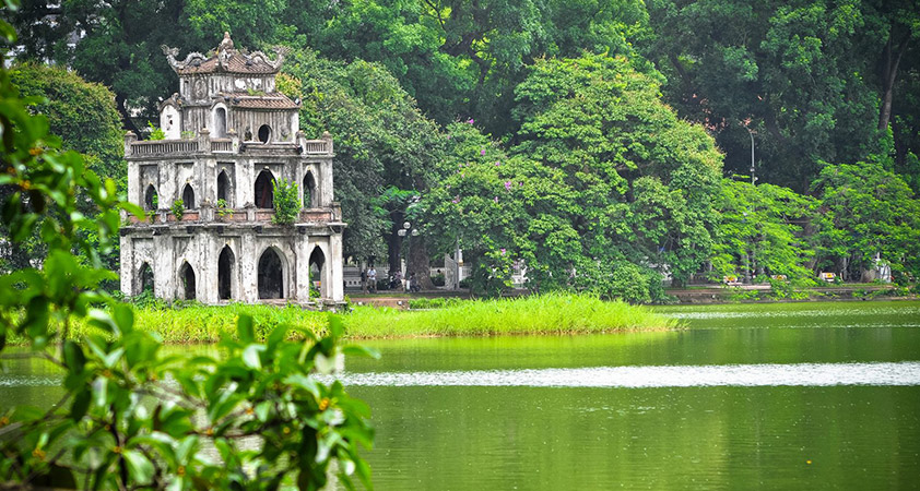 Lying in the heart of the Old Quarter, Hoan Kiem Lake embraces a miraculous legend of the city