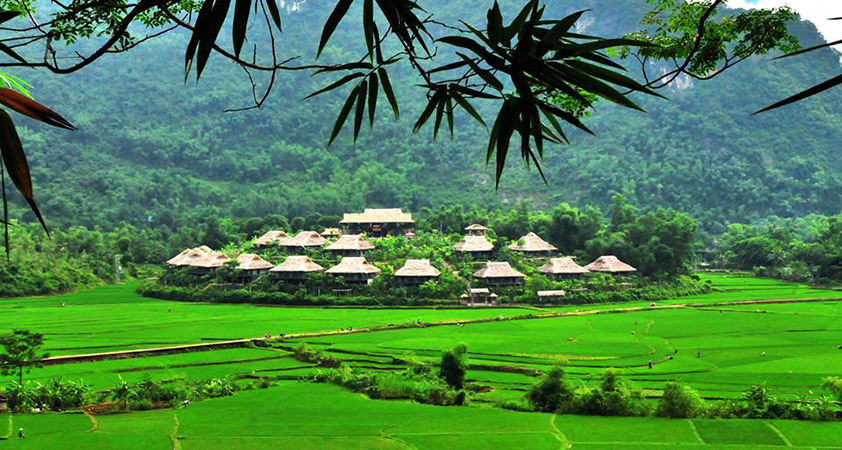 Besides many things to do in Mai Chau Vietnam, natural beauty is unforgettable