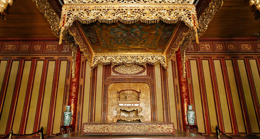 Throne Palace is the site where solemn ceremonies took place