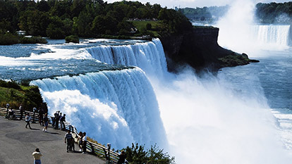 Strange waterfalls around the world
