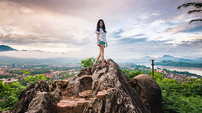 Phousi Mountain - Phousi Hill in Luang Prabang
