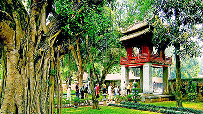 Have an interesting visit to the Temple of Literature in Vietnam