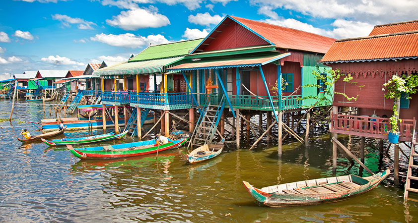 Floating Village at Kompong Kleang