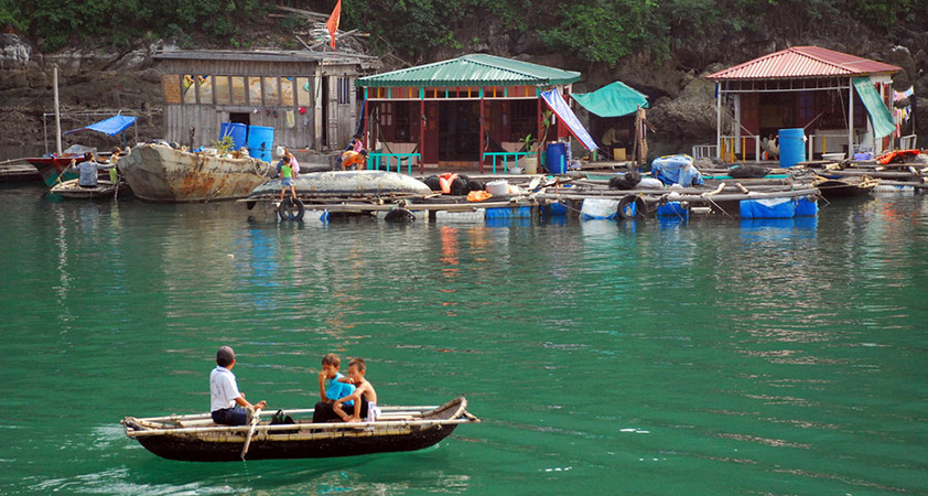Cua Van Floating Fishing Village