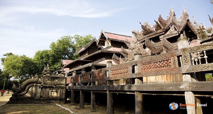 Youqson Kyaung wooden monastery