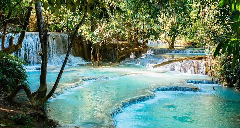 Kuang Si Waterfall 