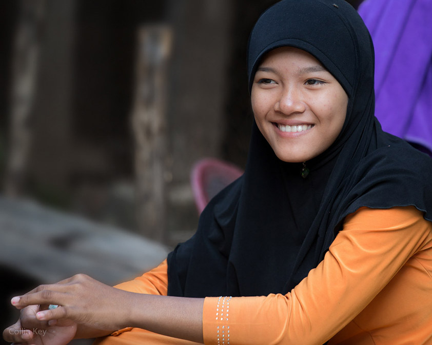 Cham Muslim Woman in Chau Doc