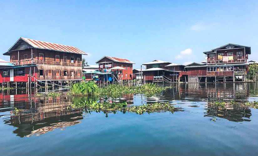 Upon arrival, you can spend the rest of the day discovering the Nyaung Shwe 