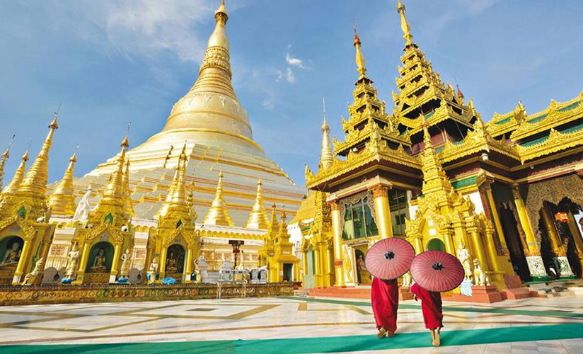 Take a city tour around Yangon to visit some tourist attractions here