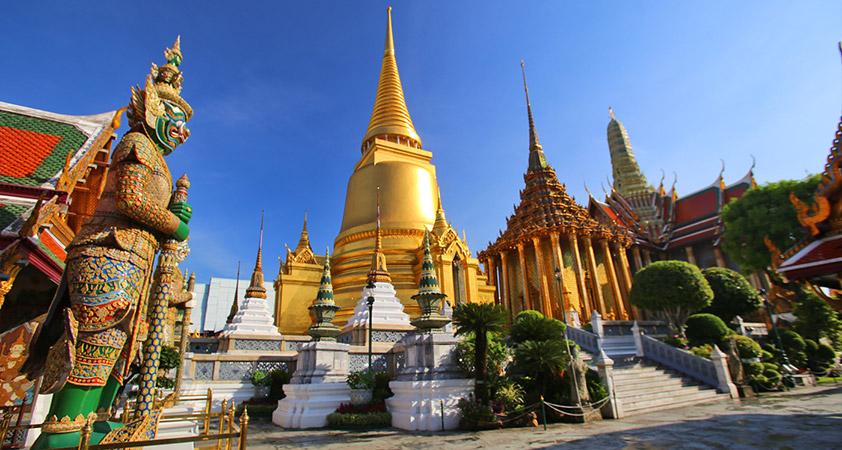 Wat Phra Kaew - The Temple of the sacred Emerald Buddha