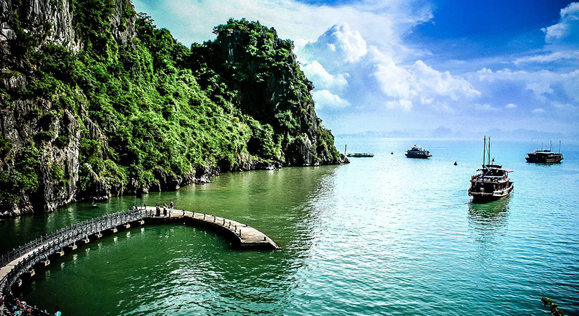 Halong Bay is a UNESCO World Heritage site