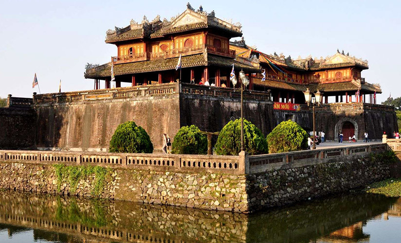 The first destination of your visit is Hue Imperial City