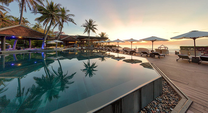 The beauty of Anantara Mui Ne Resort & Spa at dawn 