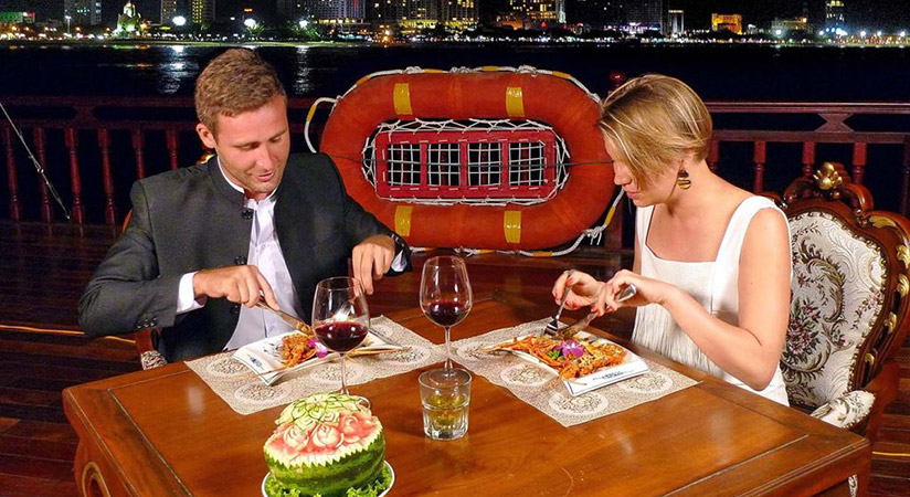 A romantic dinner with your love