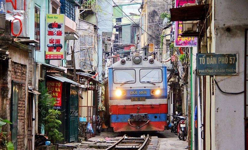 The train from Hanoi to Sapa