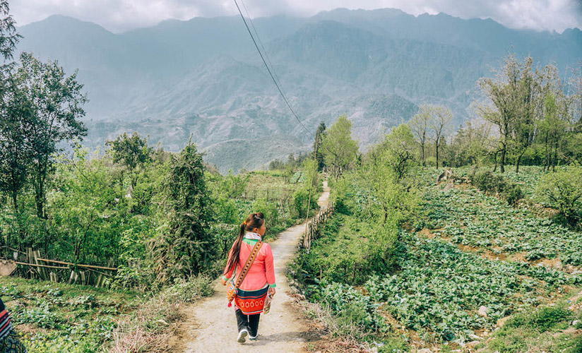 The trakking trip takes you to some traditional villages of ethnic minority groups in Sapa