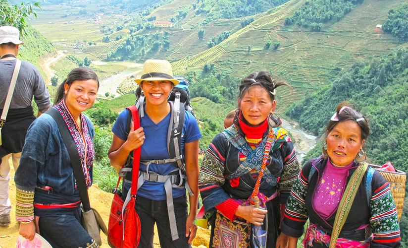Trekking through Muong Hoa valley with the locals
