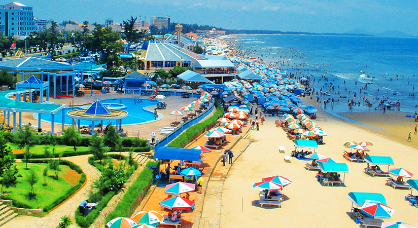 Due to its stunning beach, Vung Tau or Long Hai beach welcomes hundreds of tourists every year