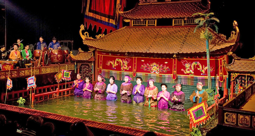 Water Puppet Theatre in Hanoi