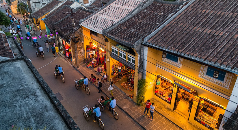 Hoi An is an ancient town of Vietnam in the past