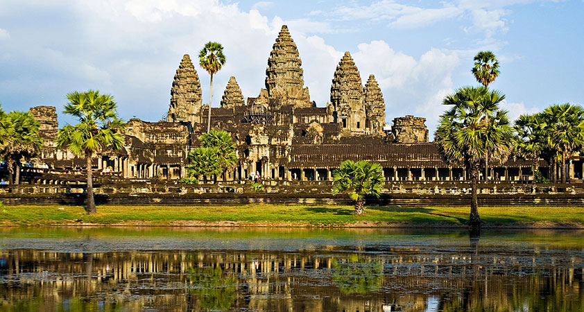 Angkor Wat temple landscape