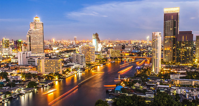 Bangkok is a modern attraction in multi country trips